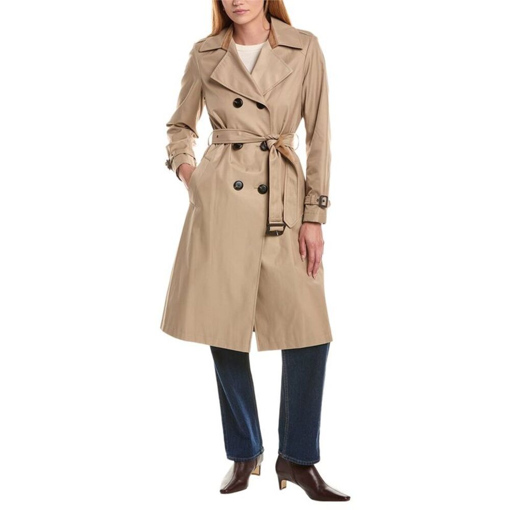 Sam Edelman Womens Trench Coat, Brown